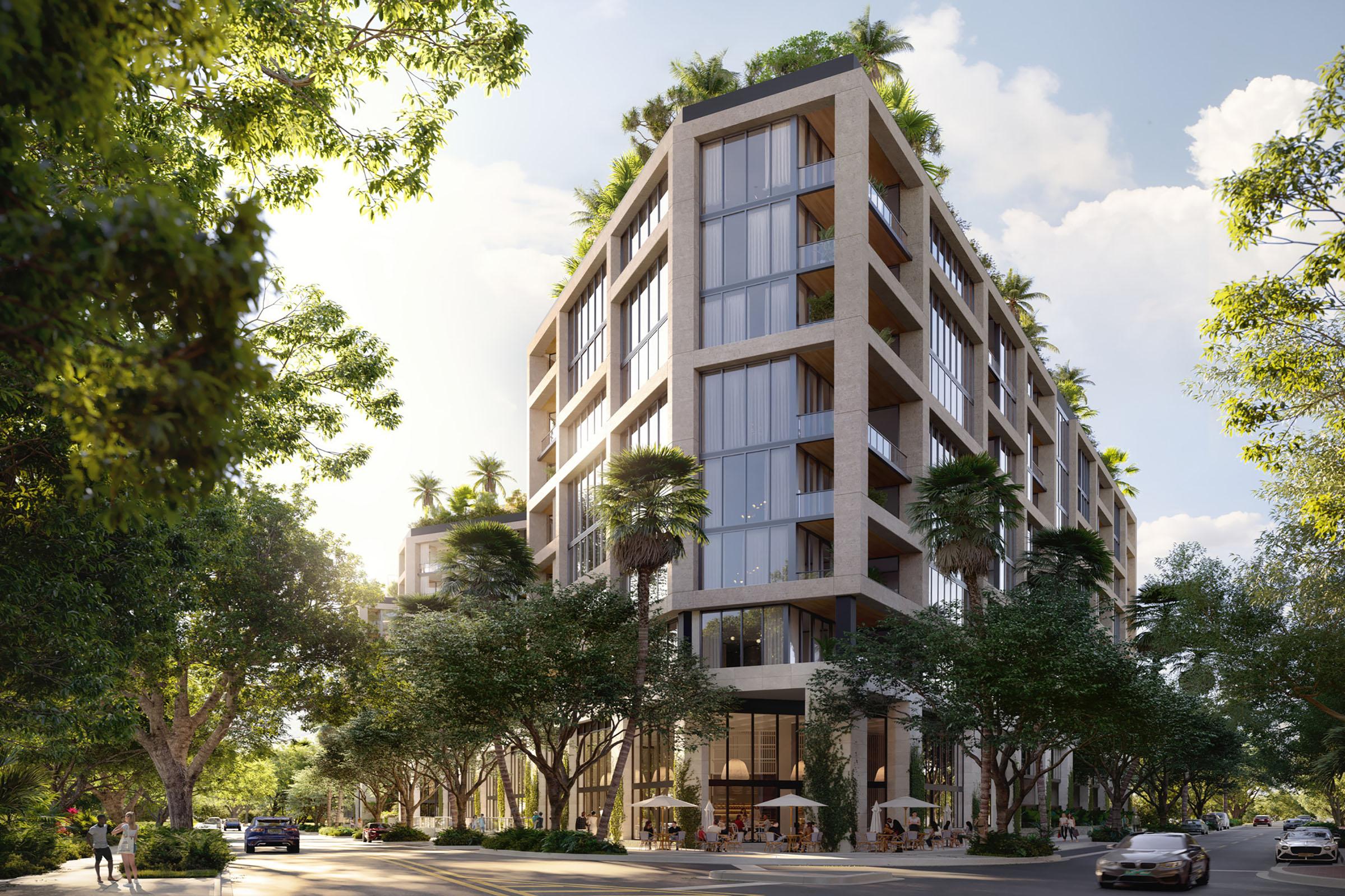 Rendering of THE WELL Coconut Grove Mary Tigertail Corner